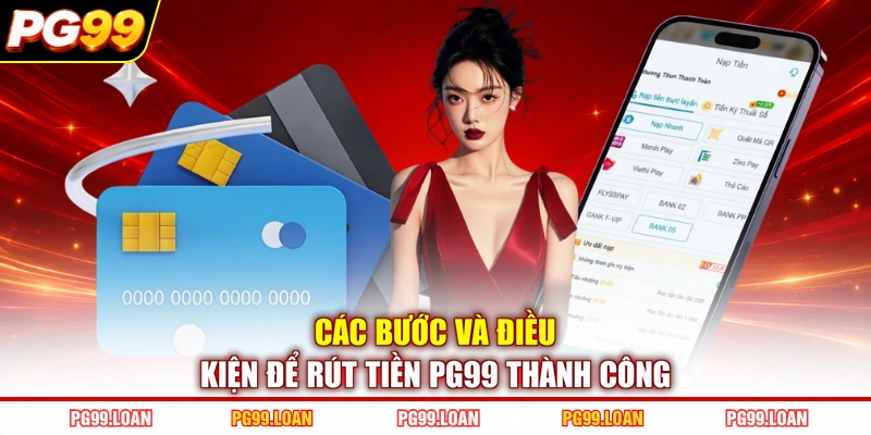 Các bước và điều kiện để rút tiền PG99 thành công